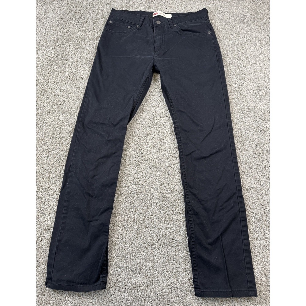 Levi's 511 Slim Boys Youth Black Pants Size‎ 18 Reg 29x29